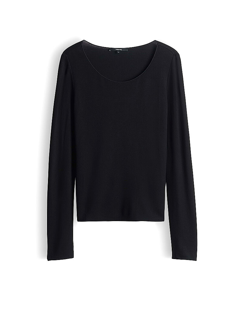 SOMEDAY Langarmshirt KIROSA SOFT LONG schwarz | 36