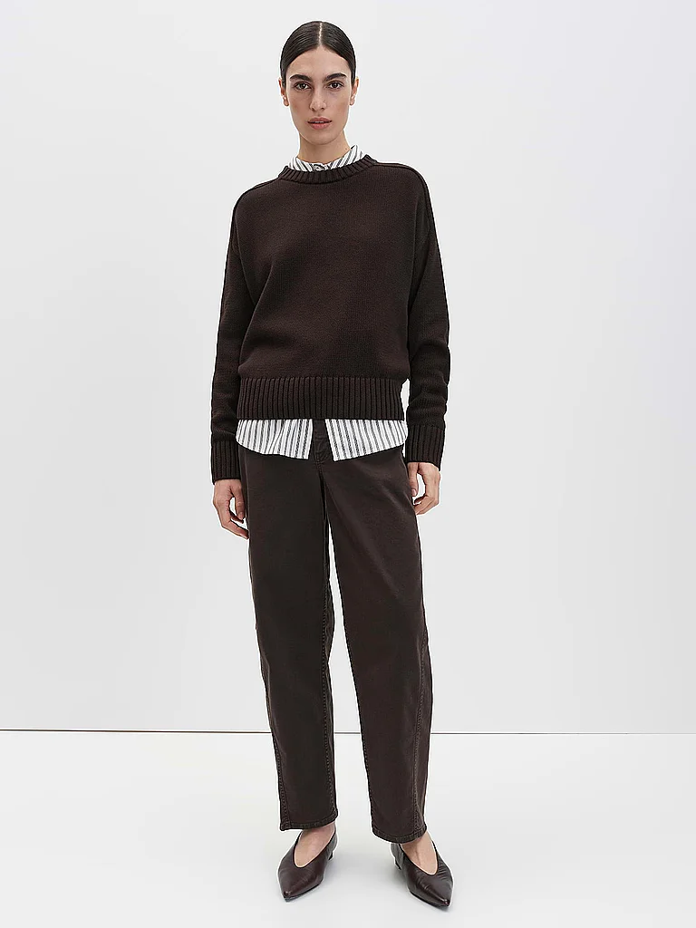 Someday Jeans Balloon Fit Cellma Long Barrel Braun | 36-image