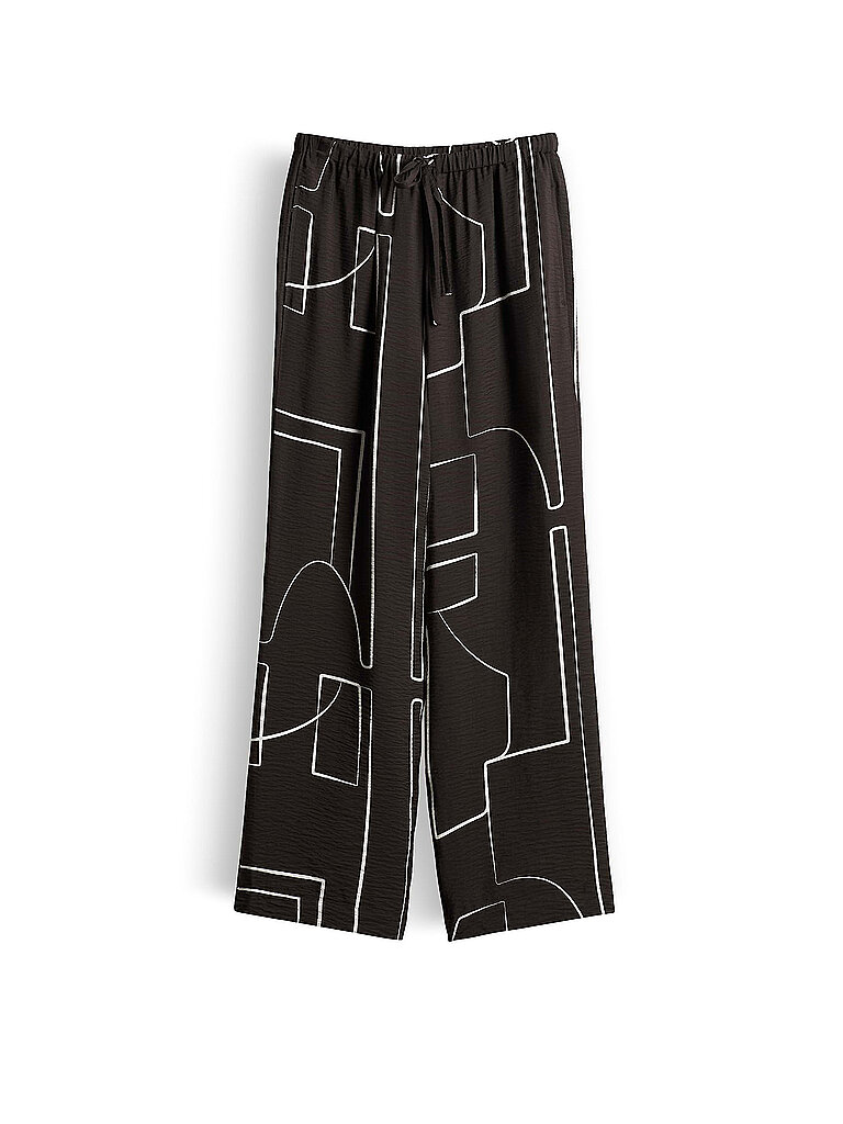 SOMEDAY Marlenehose CEVIL GRAPHIC braun | 36