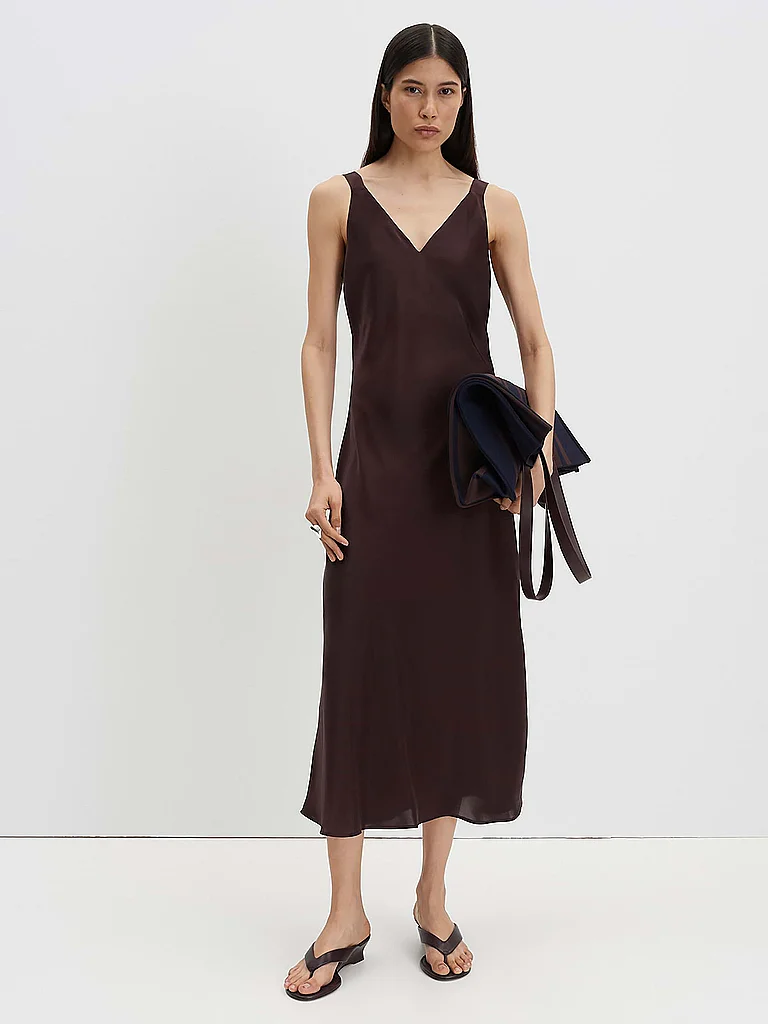 SOMEDAY Midikleid QOVA PURE marron | 40
