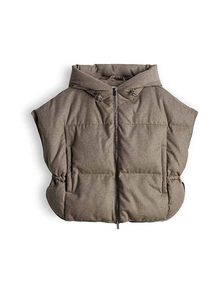 SOMEDAY Steppgilet VENKINA COZY hellgrau | 36