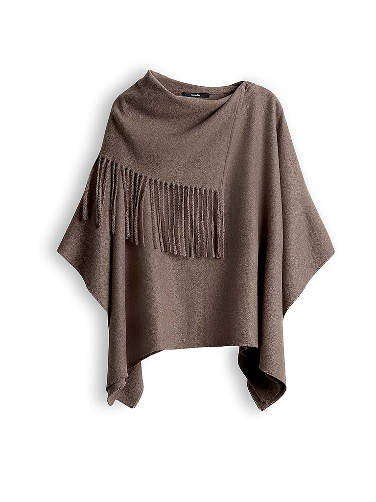 SOMEDAY Cape - Poncho BIRULA CAPE hellbraun
