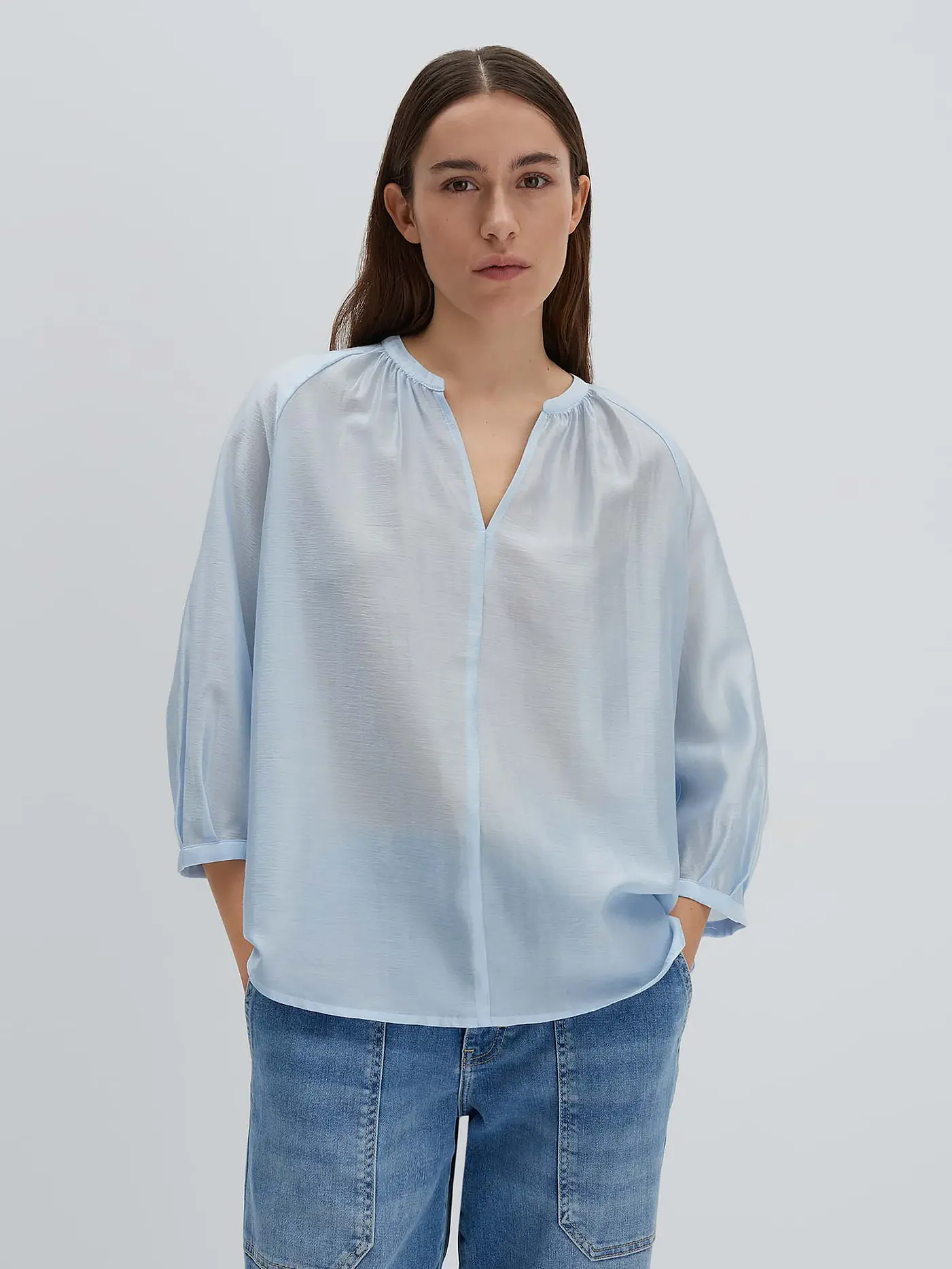 SOMEDAY | Bluse ZAMUDRA | hellblau