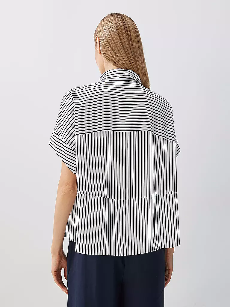 SOMEDAY | Bluse ZARKO FINE STRIPE | weiss