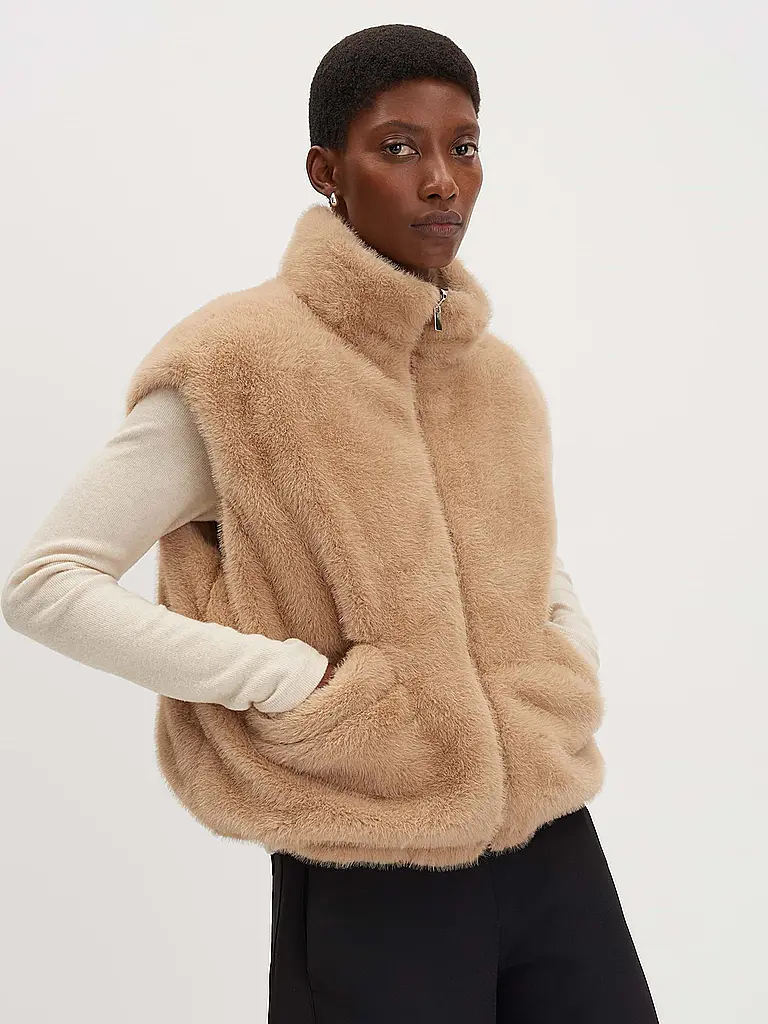 SOMEDAY | Gilet in Felloptik VAARI | 