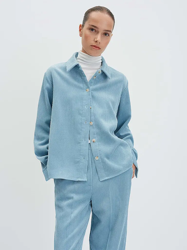 SOMEDAY | Hemdbluse ZORTNEY BOLD | Hellblau