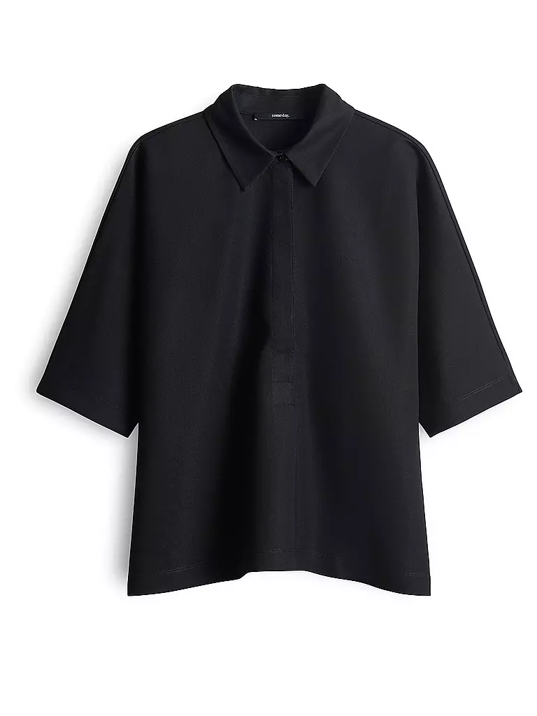 SOMEDAY | Hemdbluse ZUNYA POLO | schwarz