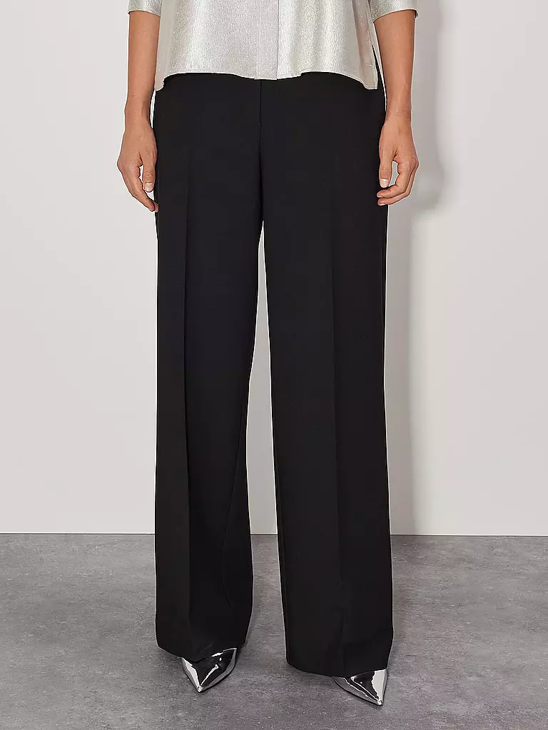 SOMEDAY | Hose Wide Fit CATSBY | schwarz
