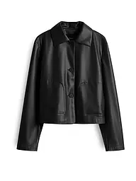 SOMEDAY | Jacke in Lederoptik NEATHER | schwarz