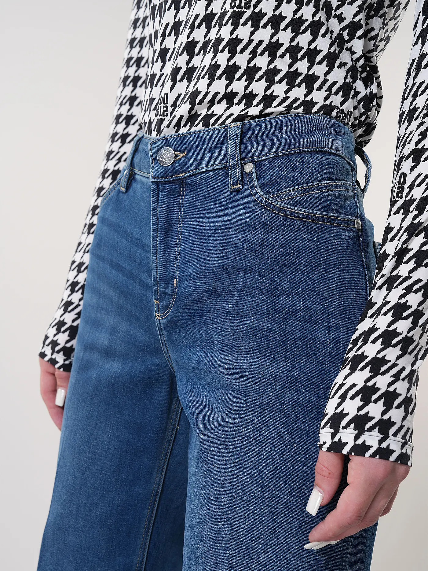 SOMEDAY | Jeans Flared Fit CARIE ICONIC | dunkelblau