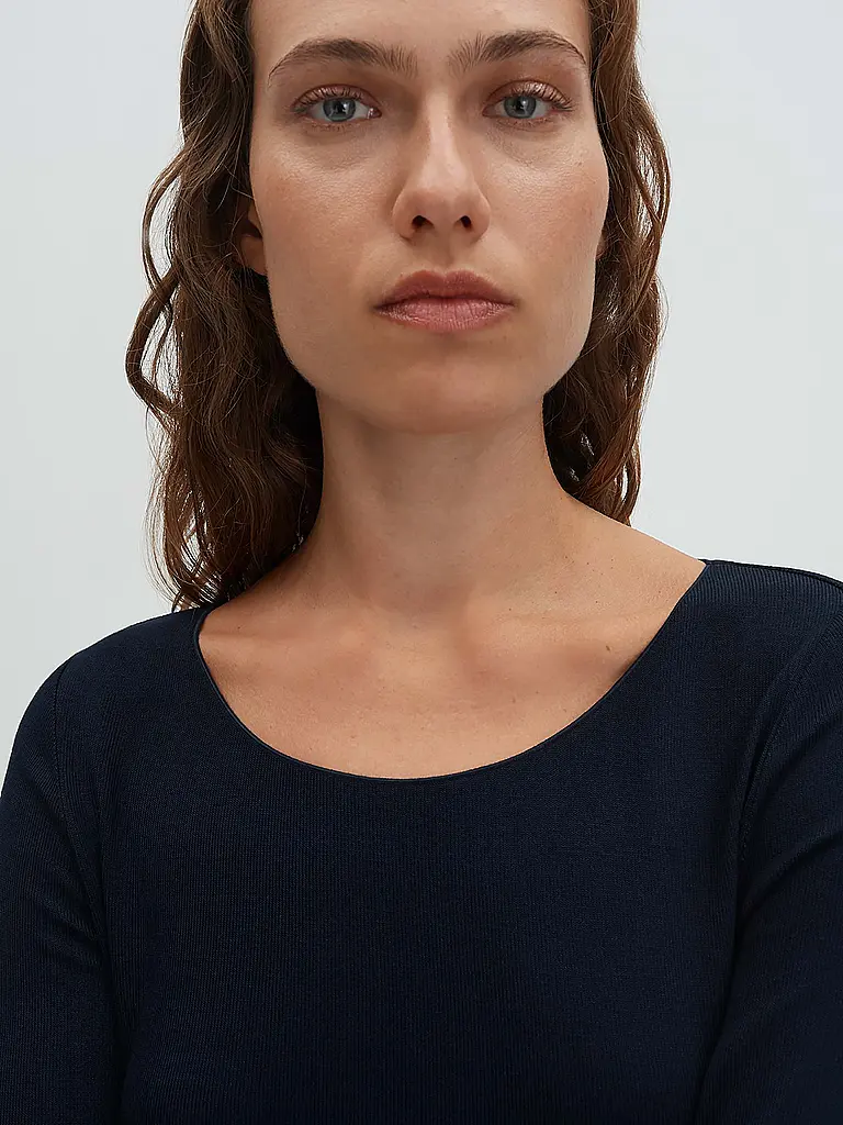 SOMEDAY | Langarmshirt KIROSA SOFT LONG | Dunkelblau