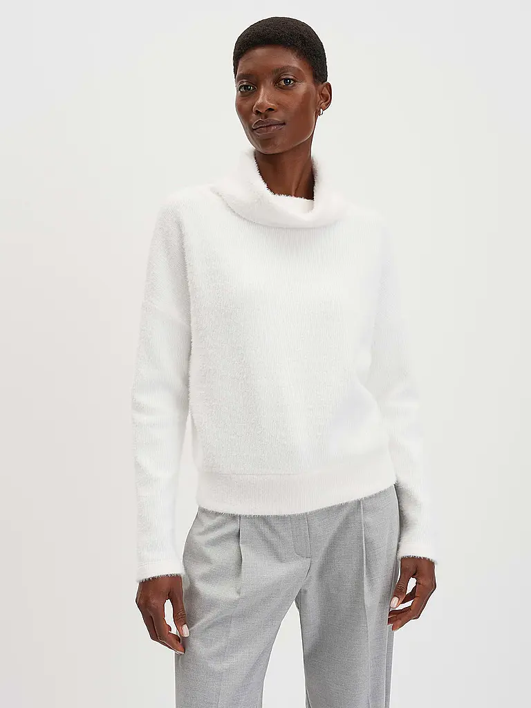 SOMEDAY | Rollkragenpullover URAJA | weiss