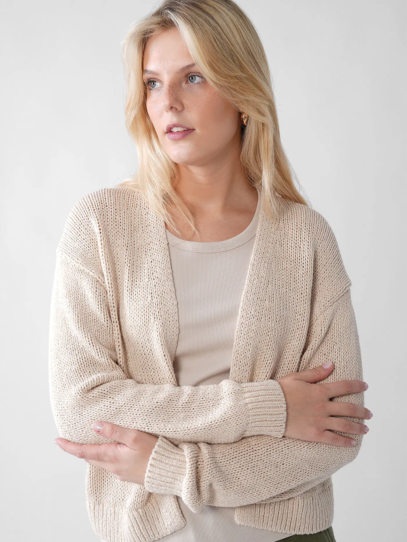 SOMEDAY | Strickjacke TELAYLA | beige
