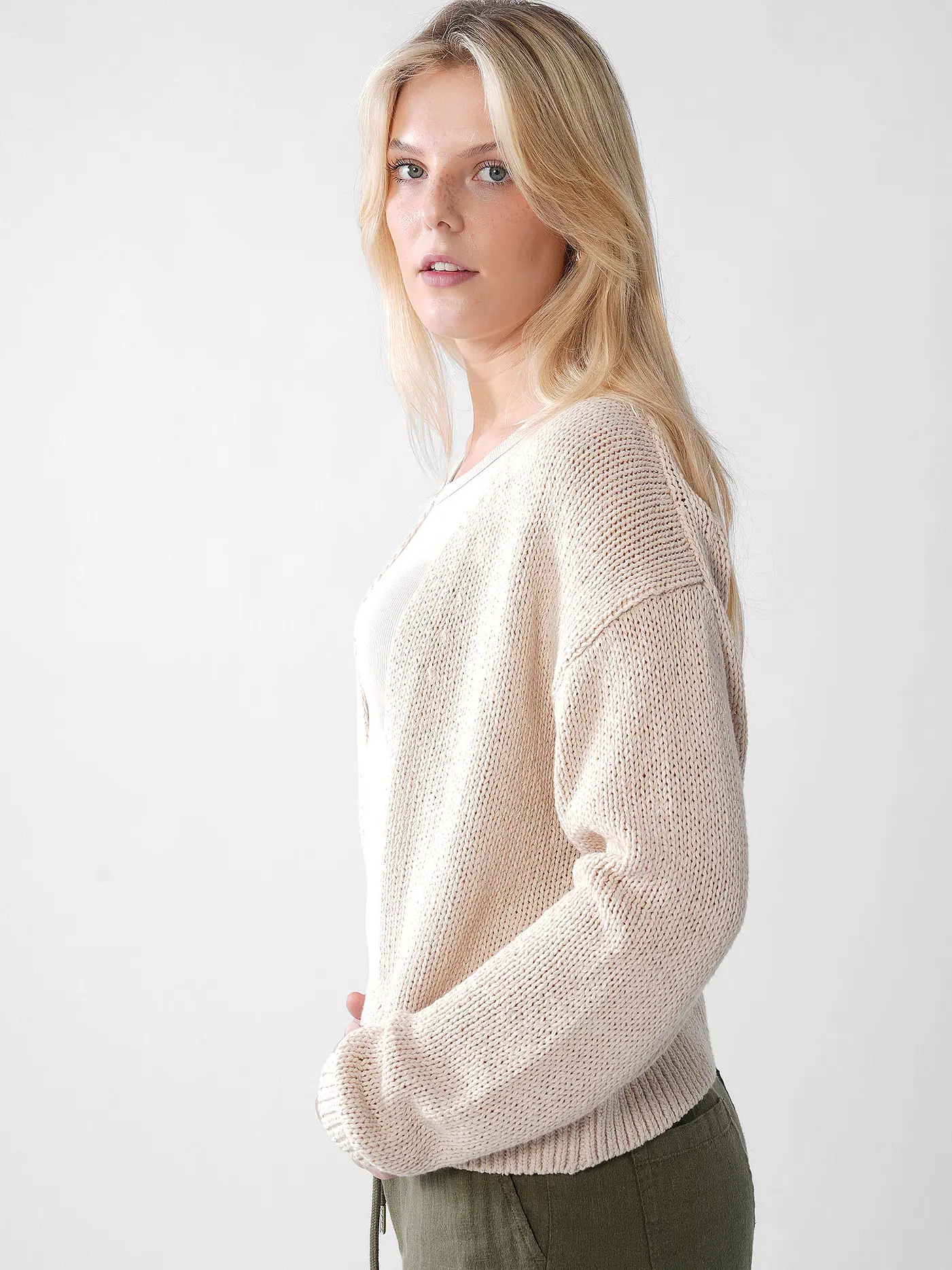 SOMEDAY | Strickjacke TELAYLA | beige