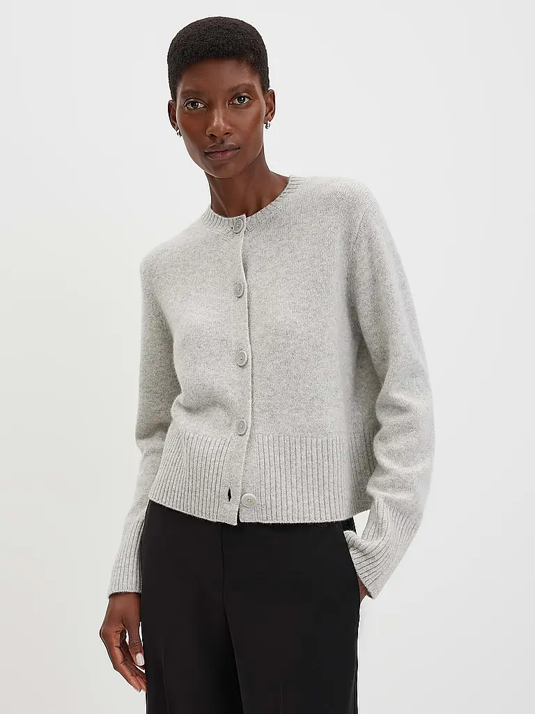 SOMEDAY | Strickjacke TEOLA | hellgrau
