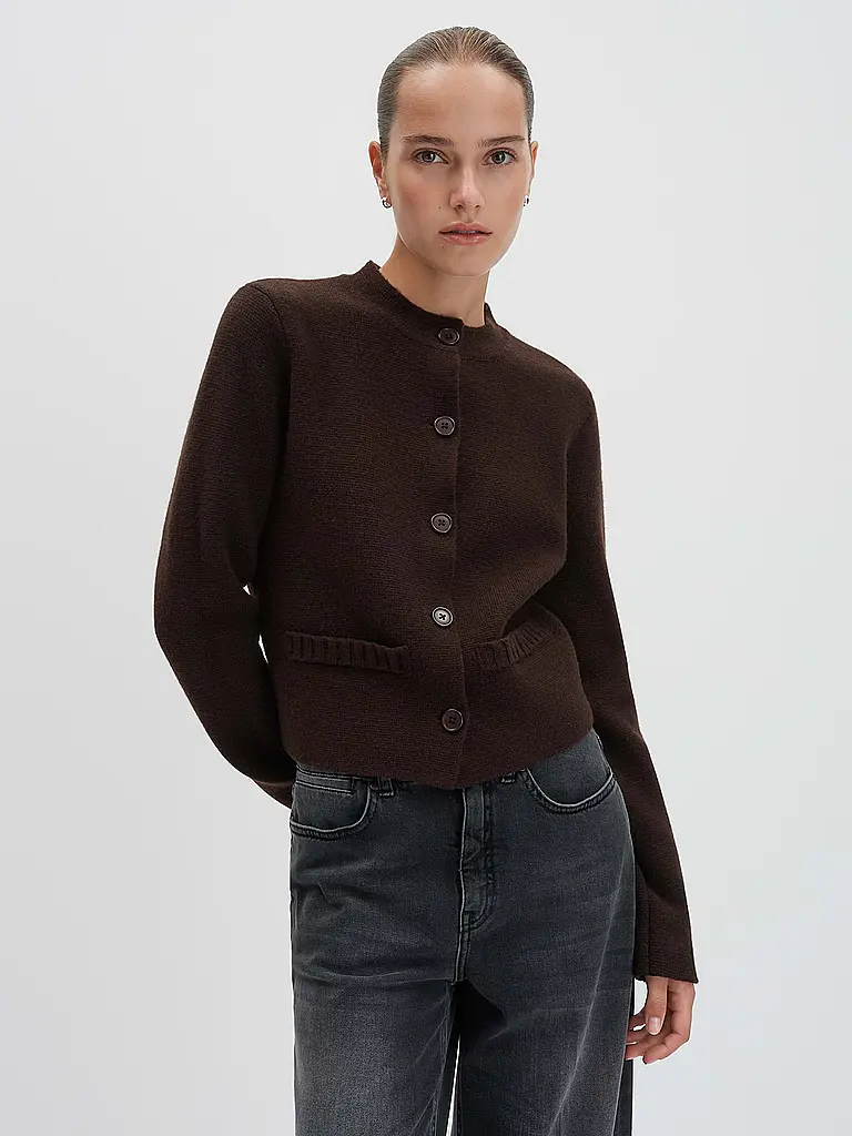SOMEDAY | Strickjacke TOLEEN | braun
