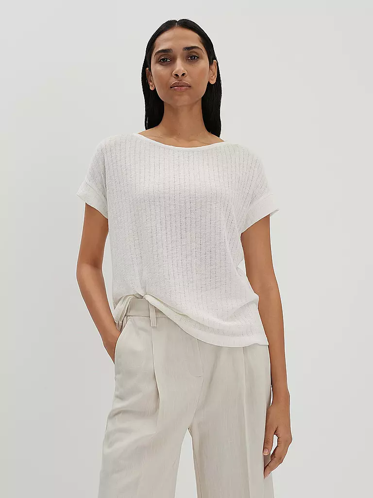 SOMEDAY | T-Shirt KANANDI DETAIL | creme