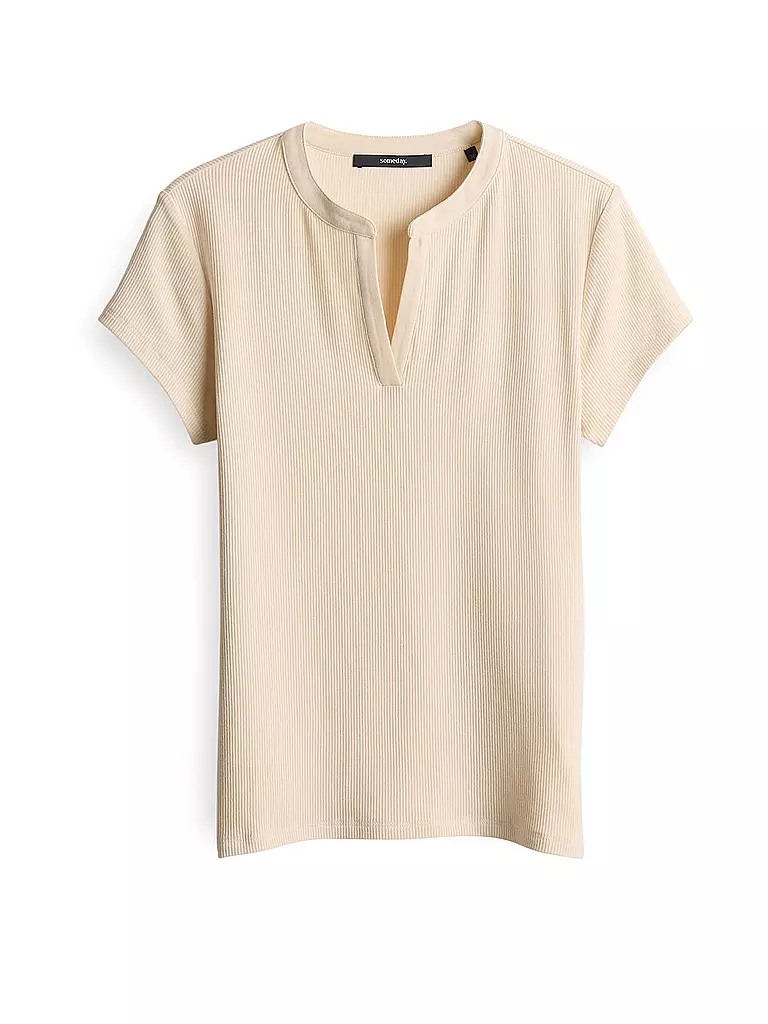 SOMEDAY | T-Shirt KLEOH DETAIL | creme