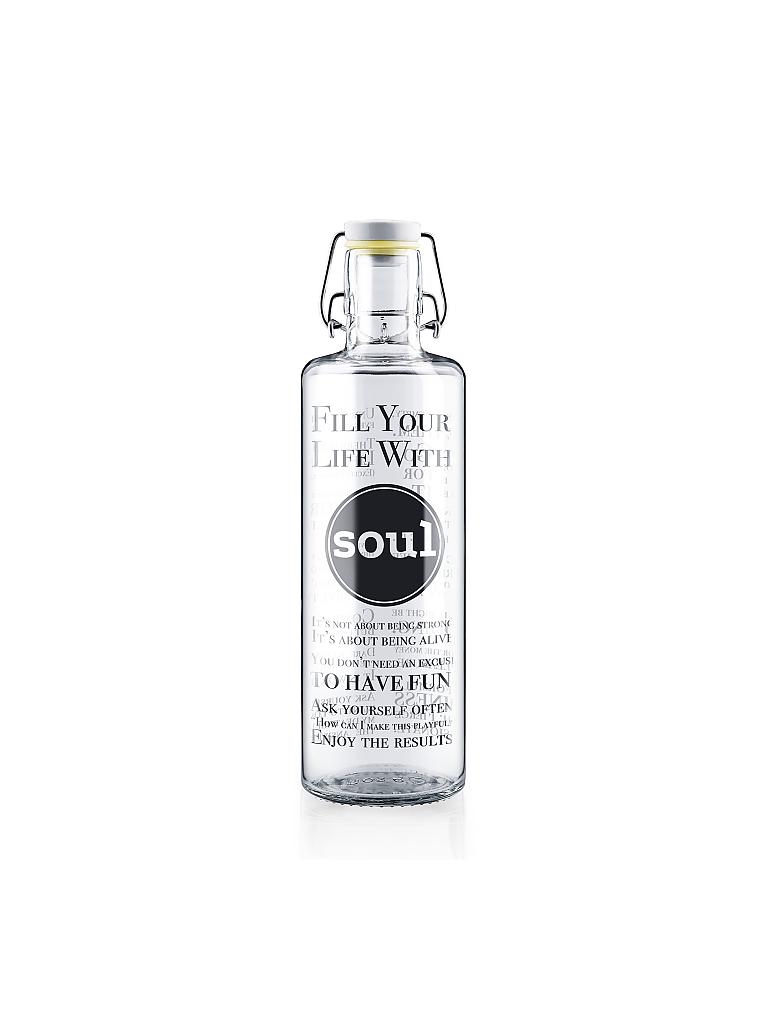 SOULBOTTLES | Trinkflasche "Fill your Life with Soul" 1,0l | transparent
