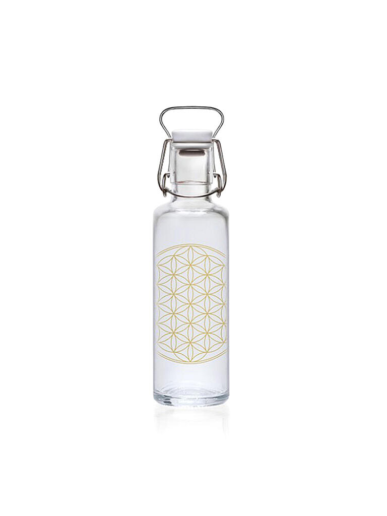 SOULBOTTLES | Trinkflasche "Flower of Life" | transparent