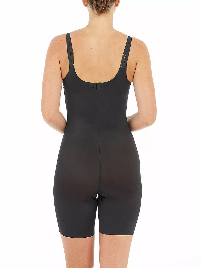 SPANX | Thinstincts® 2.0 Open-Bust Mid-Thigh Bodysuit Black | schwarz