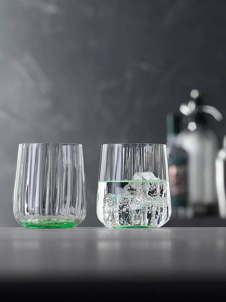 SPIEGELAU | Becher LIFESTYLE 340ml Leaf | hellgrün