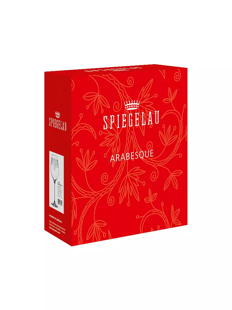 SPIEGELAU | Burgunder Glas Set 2er Arabesque | transparent