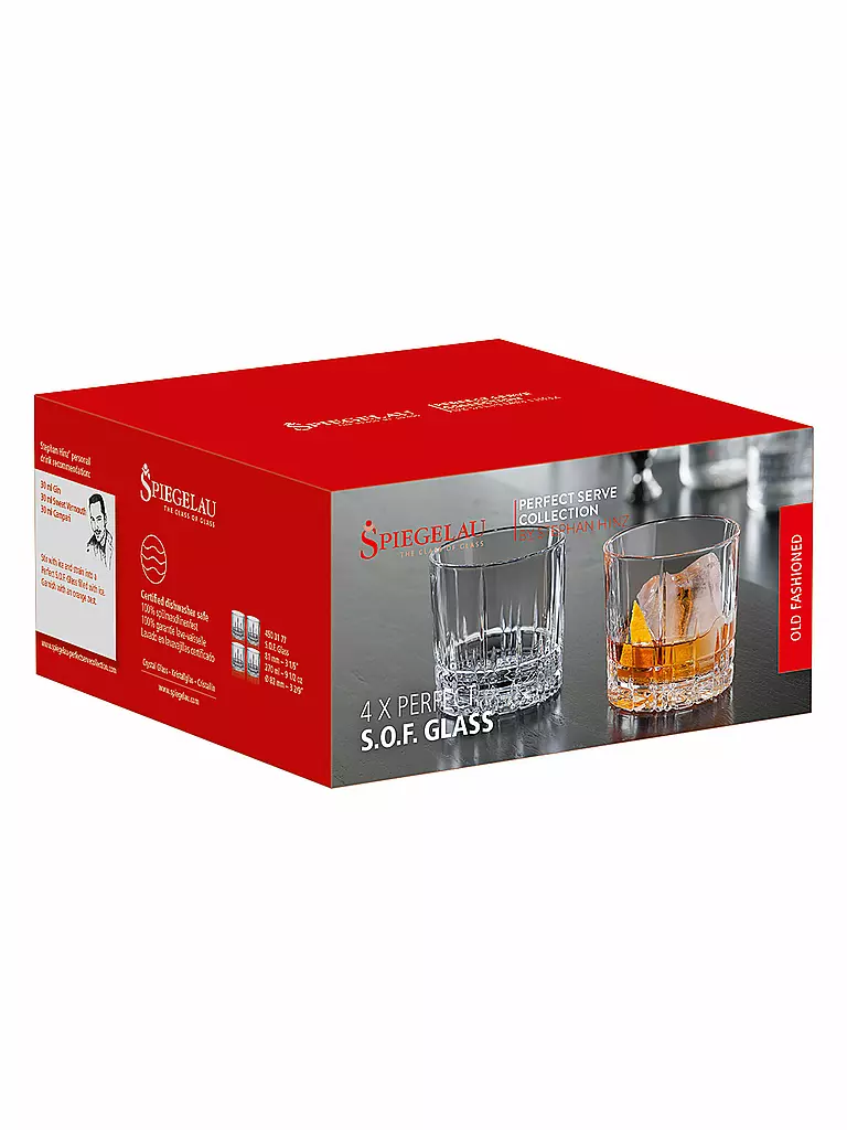 SPIEGELAU | Trinkglas 4er Set PERFECT SERVE COLLECTION 270ml | transparent