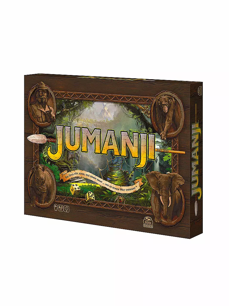 SPINMASTER | Brettspiel - Jumanji - deutsche Neuauflage | keine Farbe