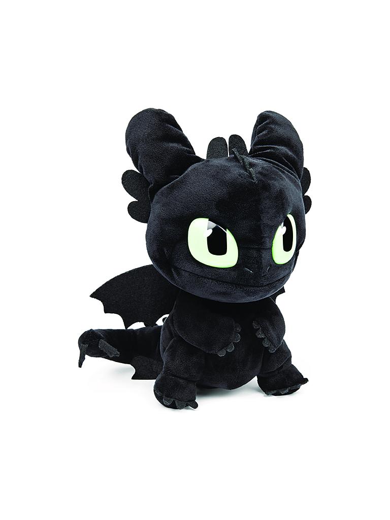 SPINMASTER | DreamWorks Dragons "Squeeze and Roar" - Ohnezahn 28cm 6052481 | transparent