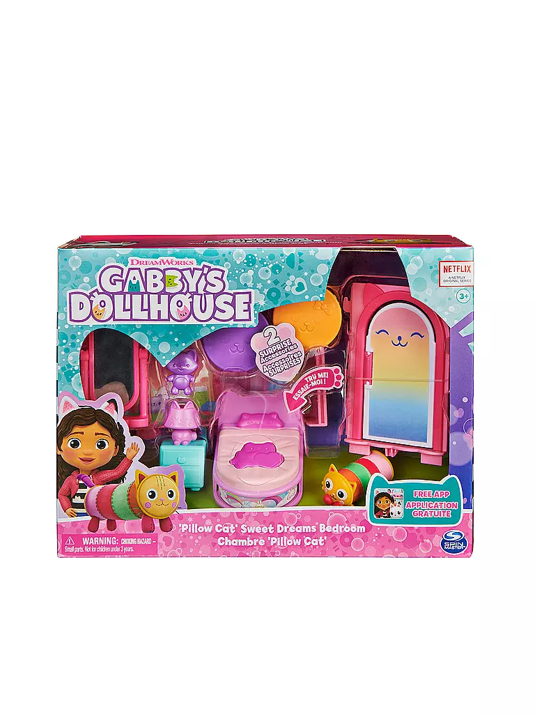 SPINMASTER | Gabby‘s Dollhouse Deluxe Room - Pillow Cats Schlafzimmer | keine Farbe