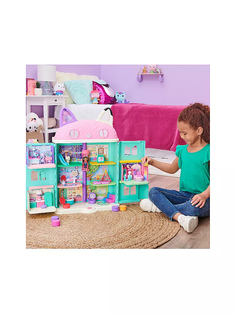 SPINMASTER | Gabby‘s Dollhouse Deluxe Room - Pillow Cats Schlafzimmer | keine Farbe