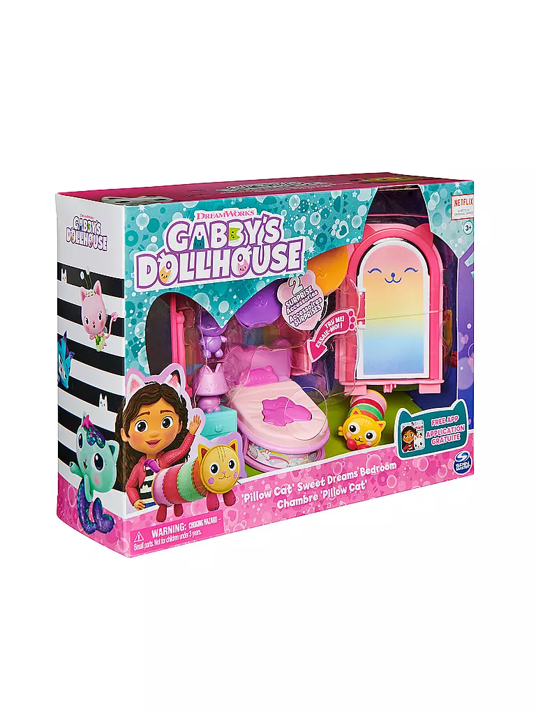 SPINMASTER | Gabby‘s Dollhouse Deluxe Room - Pillow Cats Schlafzimmer | keine Farbe