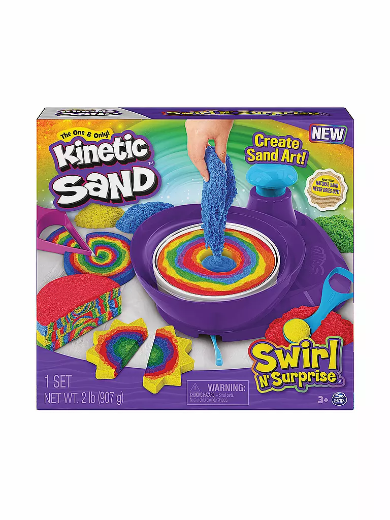 SPINMASTER | Kinetic Sand Swirl 'n Surprise Set | keine Farbe