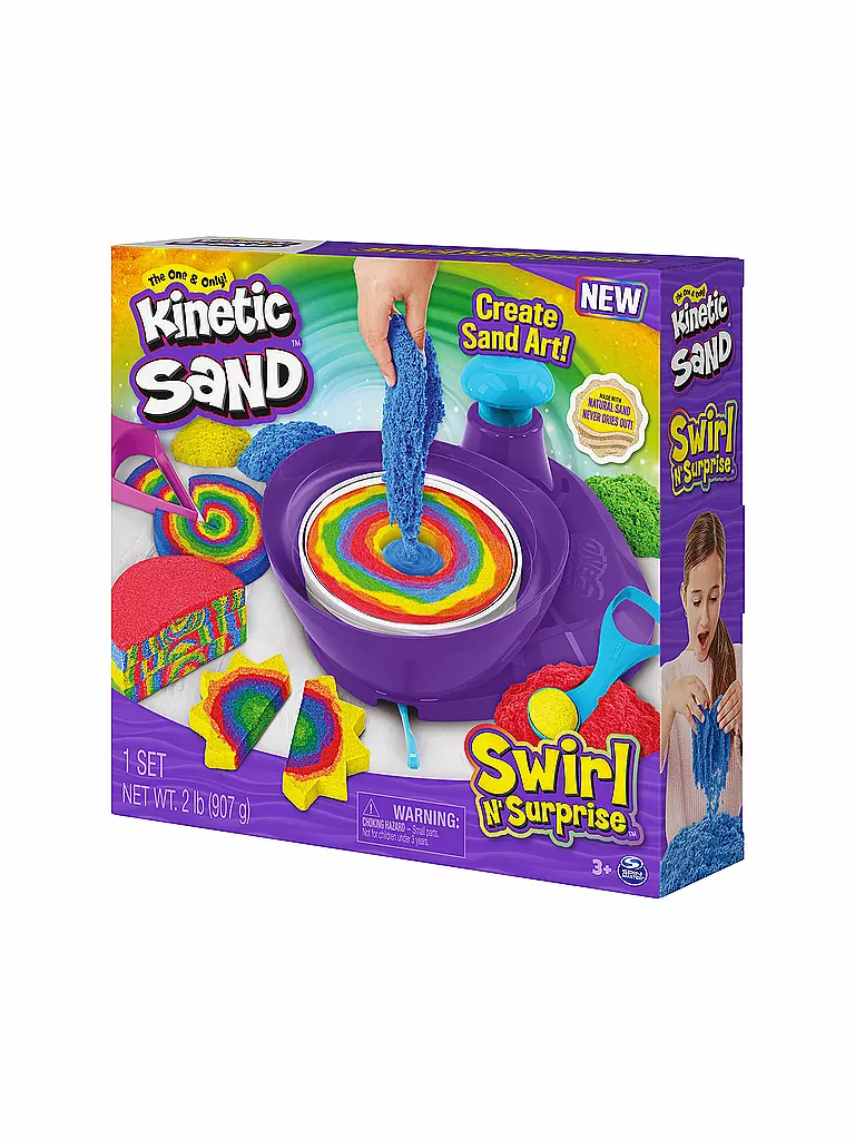 SPINMASTER | Kinetic Sand Swirl 'n Surprise Set | keine Farbe