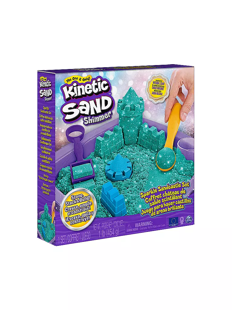 SPINMASTER | Kinetik Sand Bos Set Shimmer Petrol  | keine Farbe