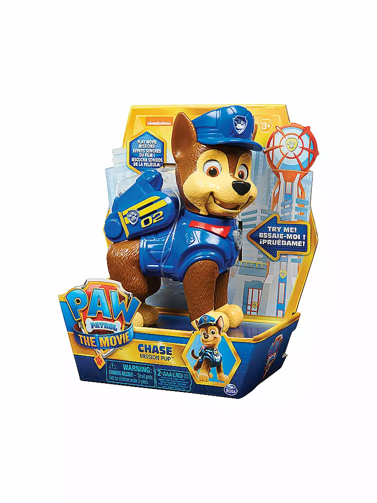 SPINMASTER | Paw Patrol - Interaktive Figur Chase 15cm | keine Farbe