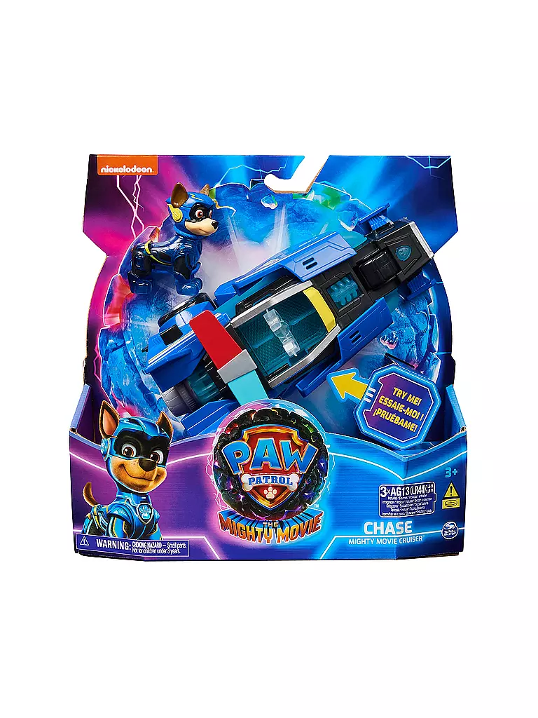 SPINMASTER | PAW Patrol Basis Fahrzeug Spielzeugauto von Chase mit Welpenfigur | keine Farbe