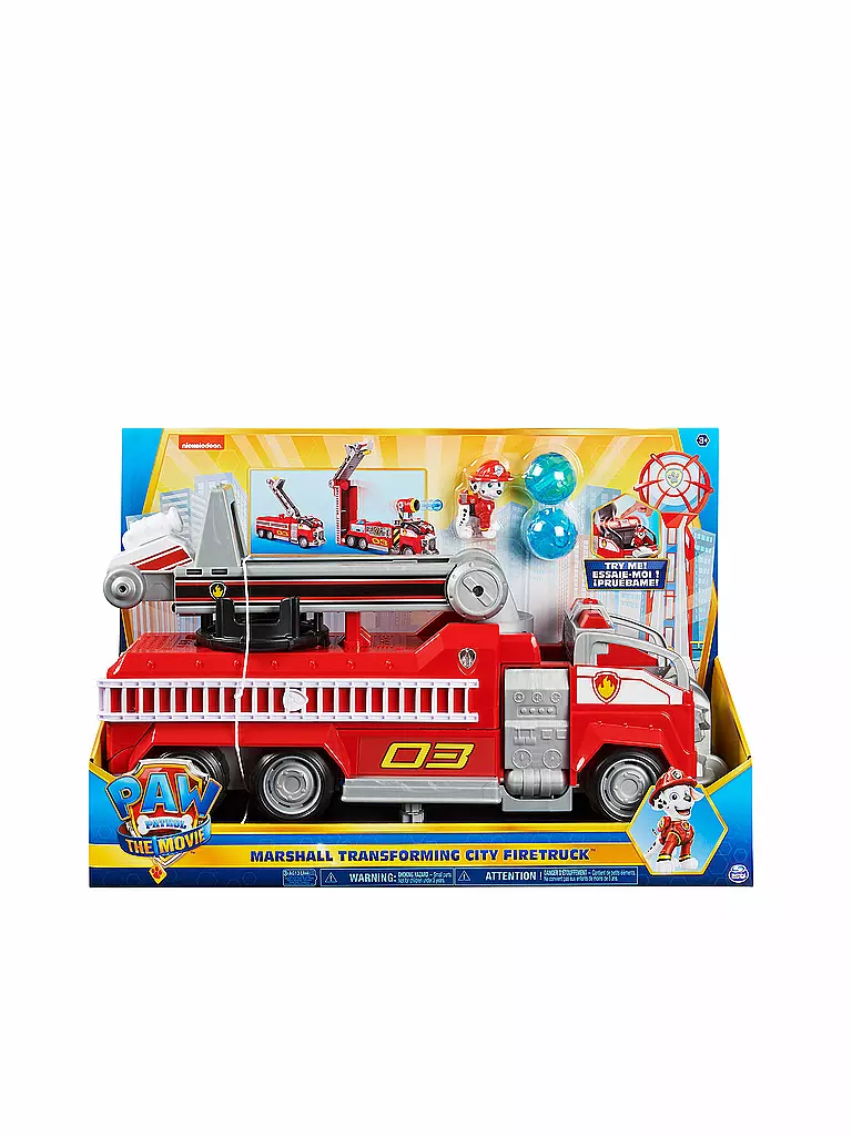 SPINMASTER | Paw Patrol Movie Marshalls Verwandlungs Feuerwehrauto | keine Farbe