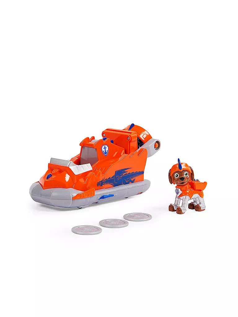 SPINMASTER | PAW Patrol Rescue Knights Basis Fahrzeug Spielzeugauto von Zuma mit Welpenfigur | keine Farbe