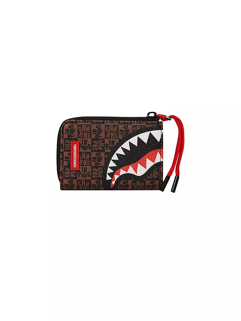 SPRAYGROUND | Geldbörse SHARKS IN PARIS | braun