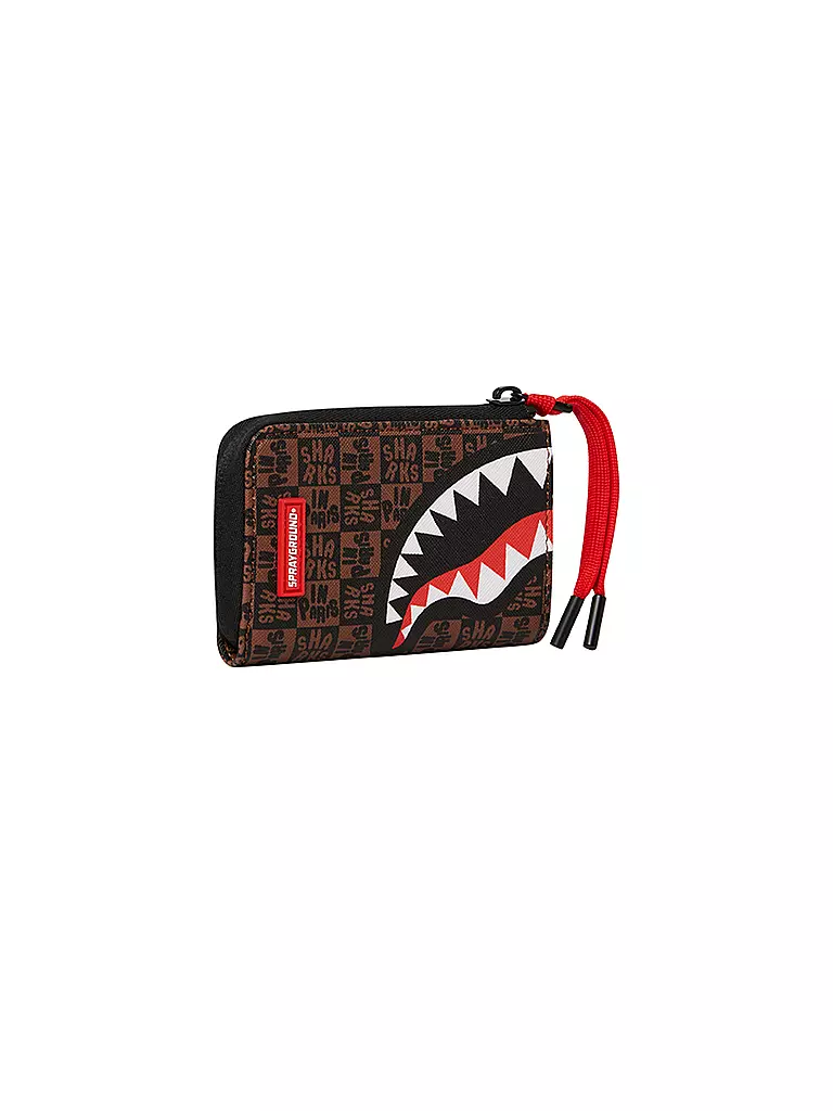 SPRAYGROUND | Geldbörse SHARKS IN PARIS | braun