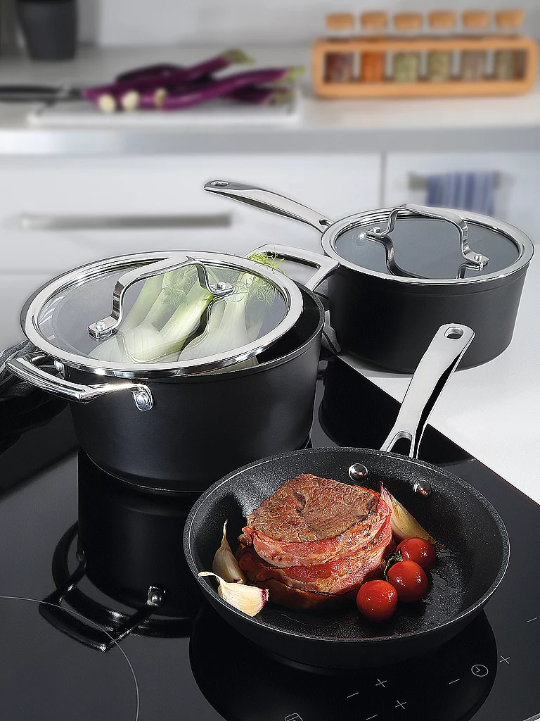 SPRING Casserole à manche MERIDIAN Intense Pro 18cm / 2,2l Antiadhésive noir