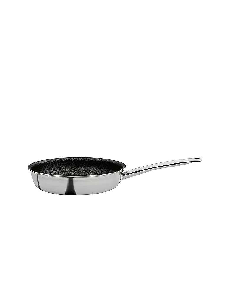 SPRING | Bratpfanne XL hoch 28 cm VULCANO INTENSE PRO Edelstahl / Antihaft | silber