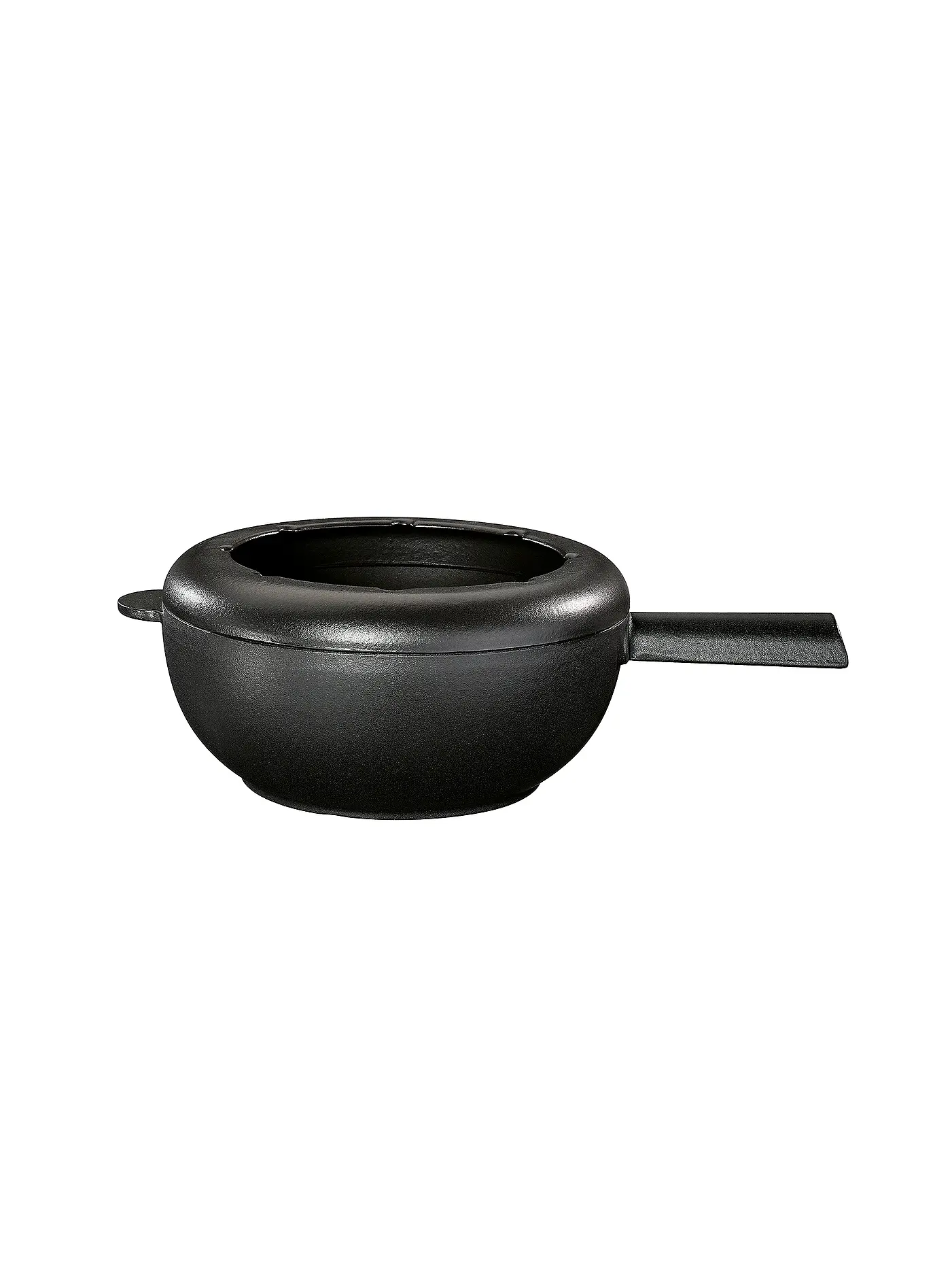SPRING | Fondue Guss Caquelon 20cm Rot | schwarz