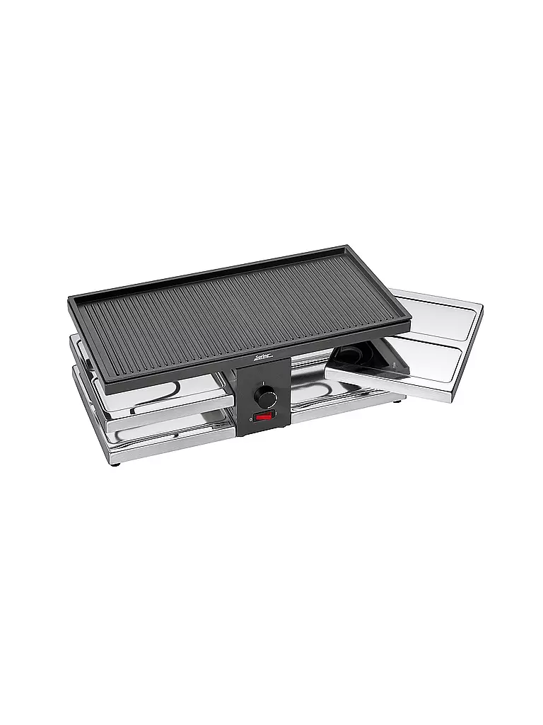 SPRING | Raclette "Fun" mit Alugrillplatte | schwarz
