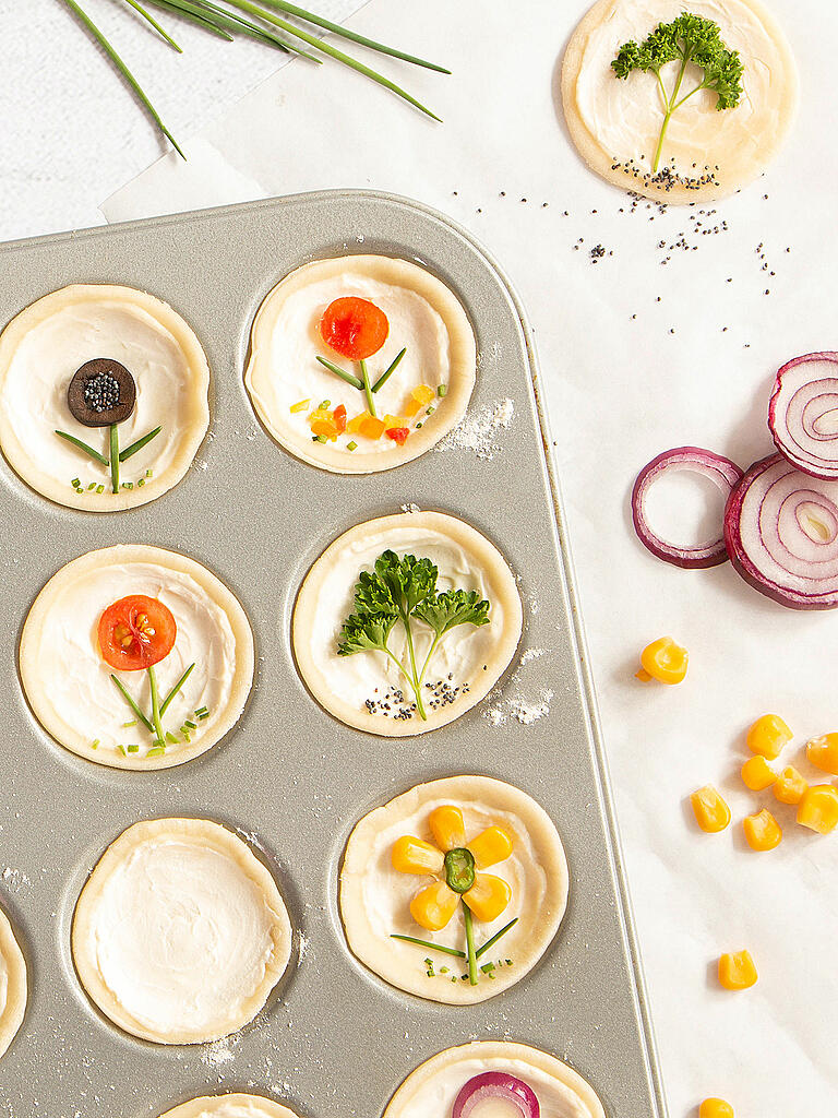 STAEDTER | we love baking - Florentiner für 24 Stück | grau