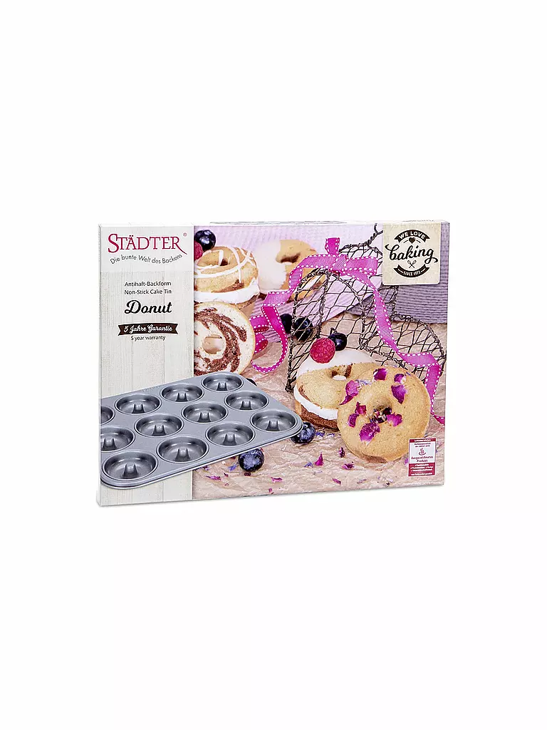 STAEDTER | We Love Baking Donuts 35 x 27 cm | grau