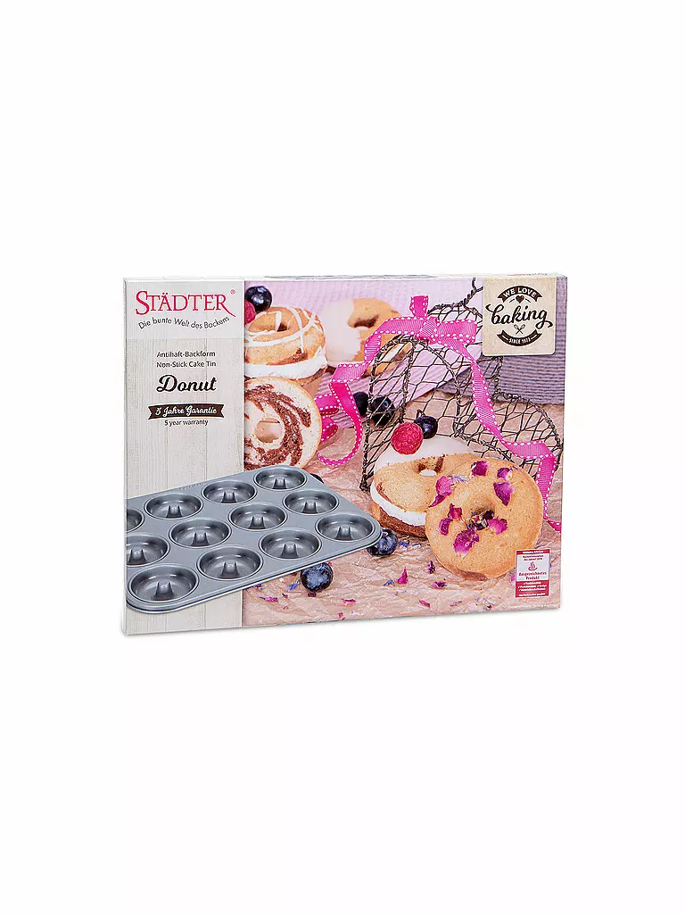 STAEDTER | We Love Baking Donuts 35 x 27 cm | grau