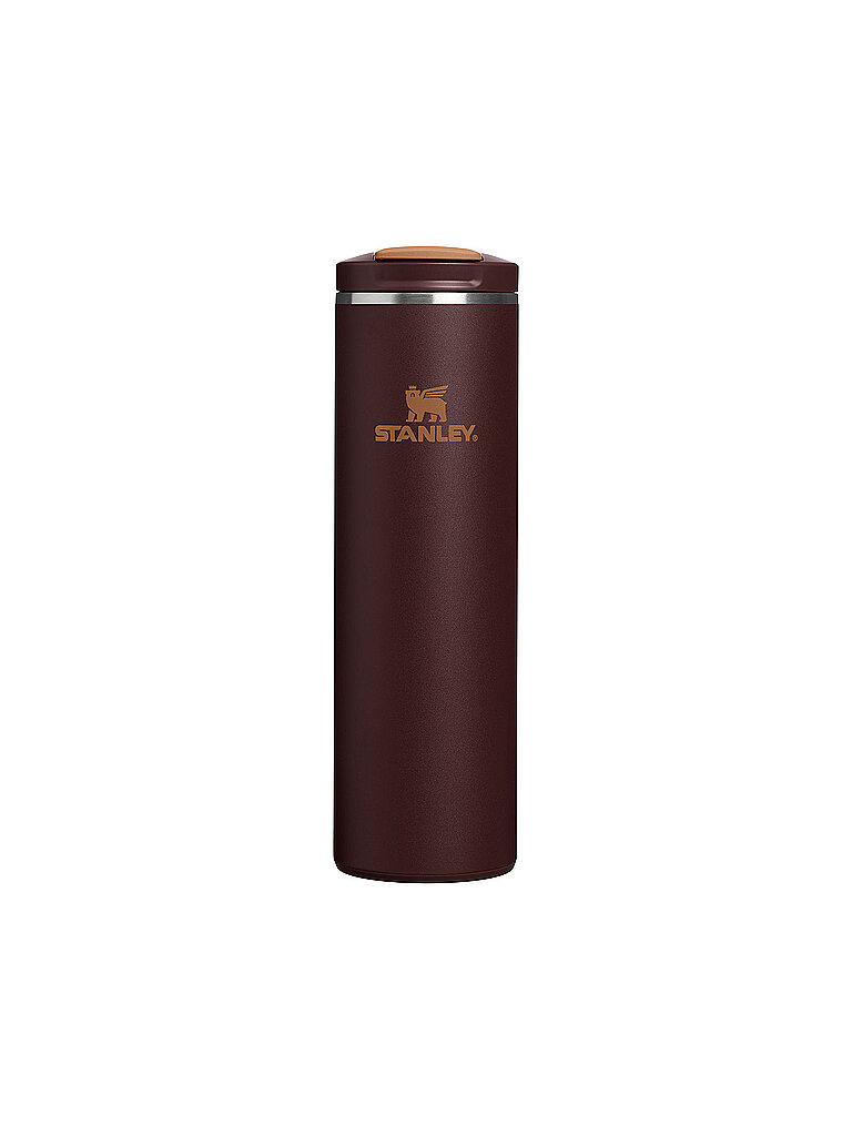 STANLEY Isoliertrinkbecher TRANSIT FLIP TOP MUG 0,47l Toast hellbraun